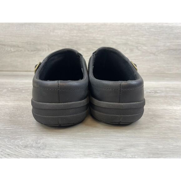 Merrell Encore Kassie Women's Mule Clog Slip-On Leather US 9 Black Comfort Shoes - Picture 6 of 11